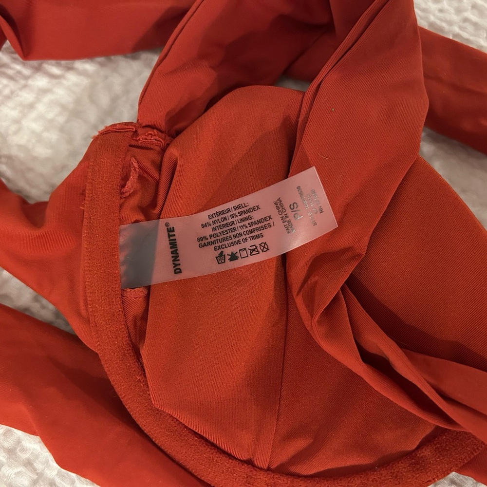 Dynamite Bold Red Bikini Top - Picture 3 of 3